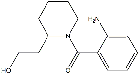 2-[1-(2-aminobenzoyl)piperidin-2-yl]ethanol Structural