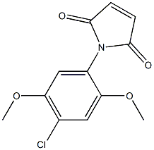 1-(4-chloro-2,5-dimethoxyphenyl)-2,5-dihydro-1H-pyrrole-2,5-dione