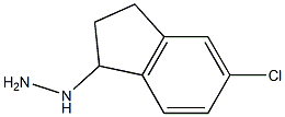 (5-chloro-2,3-dihydro-1H-inden-1-yl)hydrazine