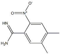 4,5-dimethyl-2-nitrobenzamidine Structural