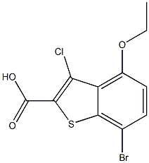 7-bromo-3-chloro-4-ethoxybenzo[b]thiophene-2-carboxylic acid