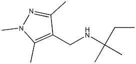 (2-methylbutan-2-yl)[(1,3,5-trimethyl-1H-pyrazol-4-yl)methyl]amine