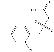 [(2-chloro-4-fluorobenzyl)sulfonyl]acetic acid