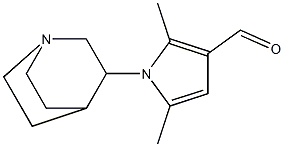 1-(1-azabicyclo[2.2.2]oct-3-yl)-2,5-dimethyl-1H-pyrrole-3-carbaldehyde