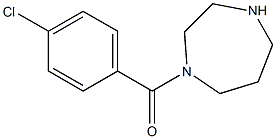 1-(4-chlorobenzoyl)-1,4-diazepane Structural