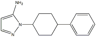 1-(4-phenylcyclohexyl)-1H-pyrazol-5-amine Structural