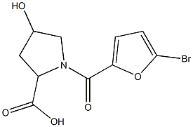 1-(5-bromo-2-furoyl)-4-hydroxypyrrolidine-2-carboxylic acid