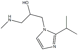 1-(methylamino)-3-[2-(propan-2-yl)-1H-imidazol-1-yl]propan-2-ol