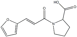 1-[(2E)-3-(2-furyl)prop-2-enoyl]pyrrolidine-2-carboxylic acid