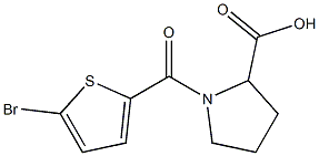 1-[(5-bromothiophen-2-yl)carbonyl]pyrrolidine-2-carboxylic acid