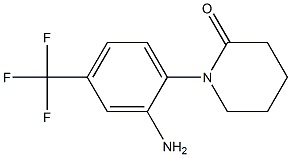 1-[2-amino-4-(trifluoromethyl)phenyl]piperidin-2-one