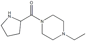 1-ethyl-4-(pyrrolidin-2-ylcarbonyl)piperazine Structural