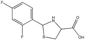 2-(2,4-difluorophenyl)-1,3-thiazolidine-4-carboxylic acid