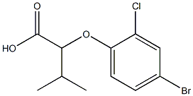 2-(4-bromo-2-chlorophenoxy)-3-methylbutanoic acid