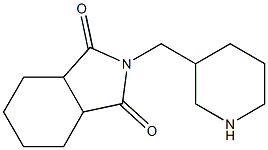 2-(piperidin-3-ylmethyl)hexahydro-1H-isoindole-1,3(2H)-dione Structural