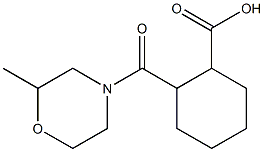 2-[(2-methylmorpholin-4-yl)carbonyl]cyclohexanecarboxylic acid Structural