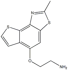 2-[(2-methylthieno[2,3-e][1,3]benzothiazol-5-yl)oxy]ethanamine