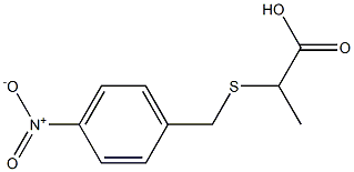 2-[(4-nitrobenzyl)thio]propanoic acid Structural