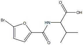 2-[(5-bromo-2-furoyl)amino]-3-methylbutanoic acid