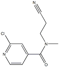 2-chloro-N-(2-cyanoethyl)-N-methylpyridine-4-carboxamide