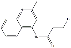 3-chloro-N-(2-methylquinolin-4-yl)propanamide