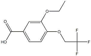 3-ethoxy-4-(2,2,2-trifluoroethoxy)benzoic acid