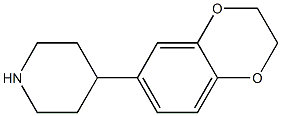 4-(2,3-dihydro-1,4-benzodioxin-6-yl)piperidine Structural