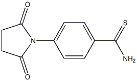 4-(2,5-dioxopyrrolidin-1-yl)benzenecarbothioamide