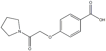 4-(2-oxo-2-pyrrolidin-1-ylethoxy)benzoic acid