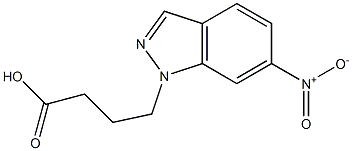 4-(6-nitro-1H-indazol-1-yl)butanoic acid