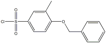 4-(benzyloxy)-3-methylbenzene-1-sulfonyl chloride