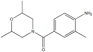 4-[(2,6-dimethylmorpholin-4-yl)carbonyl]-2-methylaniline