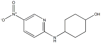 4-[(5-nitropyridin-2-yl)amino]cyclohexan-1-ol Structural