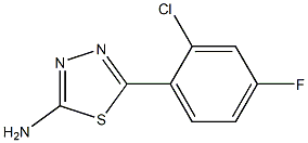 5-(2-chloro-4-fluorophenyl)-1,3,4-thiadiazol-2-amine