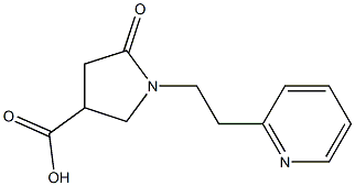 5-oxo-1-(2-pyridin-2-ylethyl)pyrrolidine-3-carboxylic acid