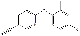 6-(4-chloro-2-methylphenoxy)pyridine-3-carbonitrile