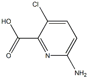 6-amino-3-chloropyridine-2-carboxylic acid Structural