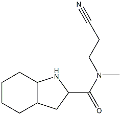 N-(2-cyanoethyl)-N-methyl-octahydro-1H-indole-2-carboxamide