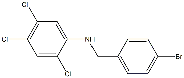 N-[(4-bromophenyl)methyl]-2,4,5-trichloroaniline