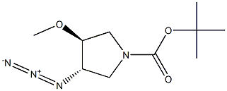 tert-butyl (3S,4S)-3-azido-4-methoxypyrrolidine-1-carboxylate