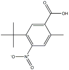 5-tert-butyl-4-nitro-2-methylbenzoic acid Structural