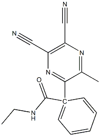 1-(5,6-dicyano-3-methyl-2-pyrazinyl)ethyl(phenyl)formamide