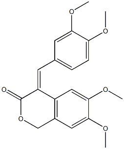 4-(3,4-dimethoxybenzylidene)-6,7-dimethoxy-1,4-dihydro-3H-isochromen-3-one