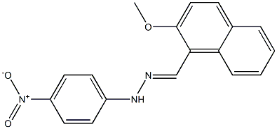 2-methoxy-1-naphthaldehyde N-(4-nitrophenyl)hydrazone