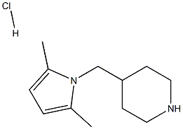 4-[(2,5-dimethyl-1H-pyrrol-1-yl)methyl]piperidine hydrochloride