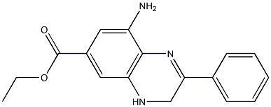 8-Amino-3,4-dihydro-2-phenylquinoxaline-6-carboxylic acid ethyl ester