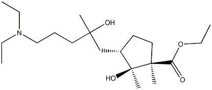 (1R,2S,3S)-2-Hydroxy-3-[5-(diethylamino)-2-hydroxy-2-methylpentyl]-1,2-dimethylcyclopentane-1-carboxylic acid ethyl ester