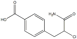 p-(2-Carbamoyl-2-chloroethyl)benzoic acid