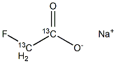 Sodium Fluoroacetate-13C2 Structural