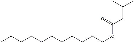 undecyl isopentanoate Structural